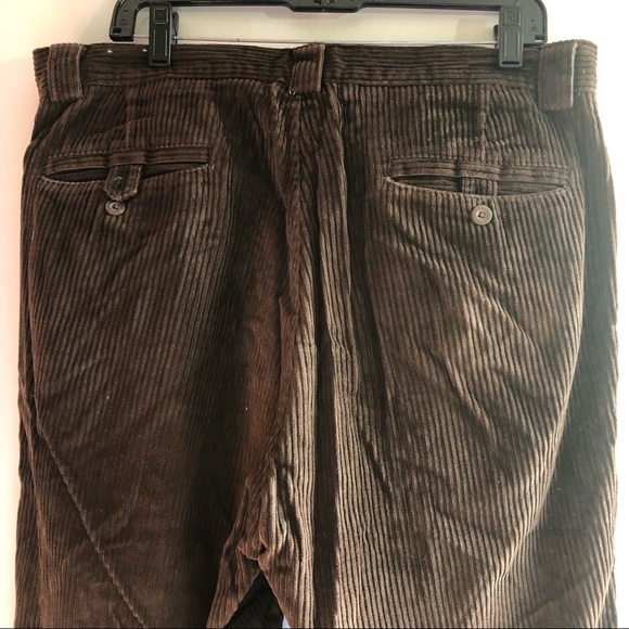 Men’s brown corduroy pants Navy & Green 36 waist, lenth 32”. - Picture 9 of 12